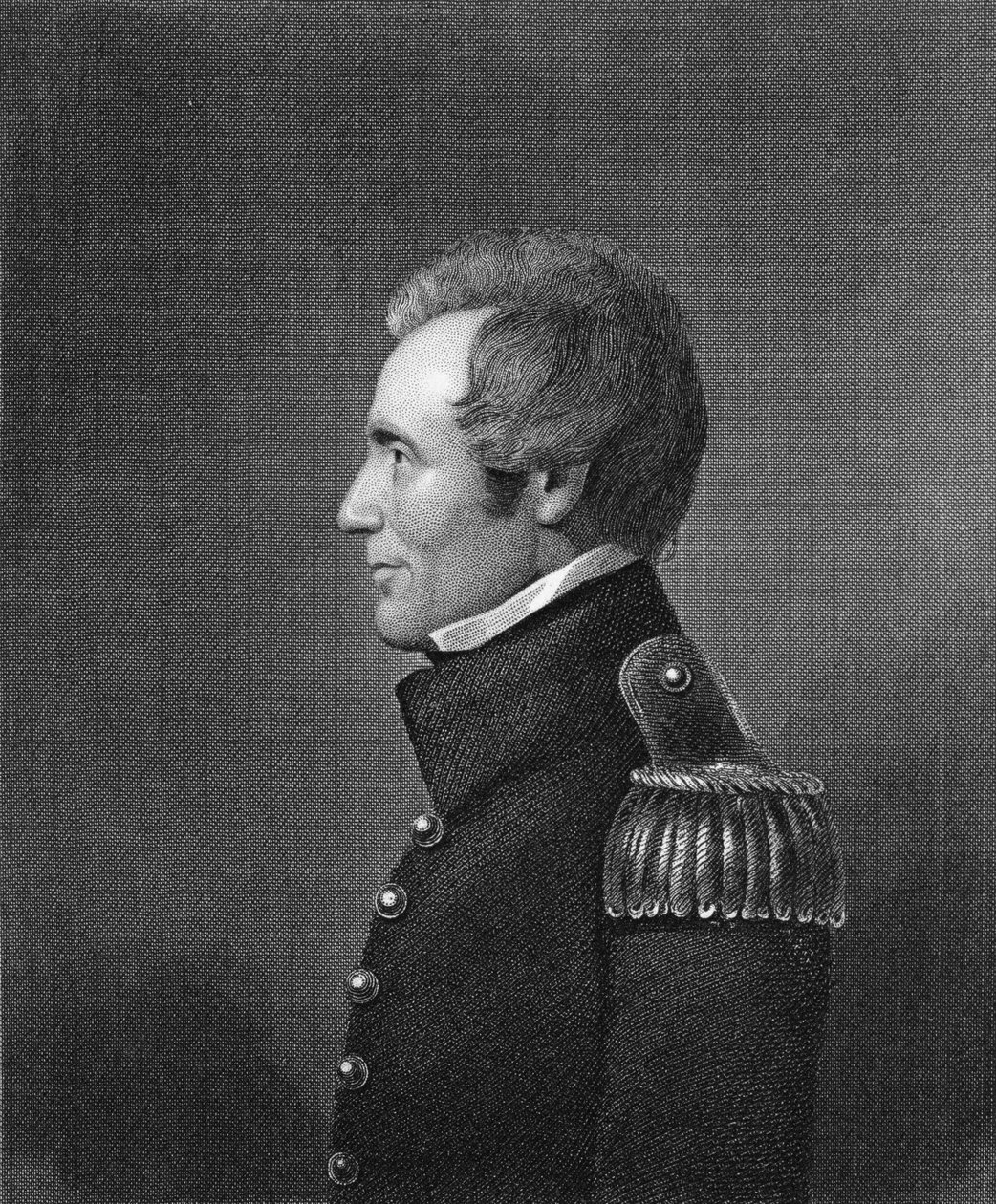 Generalmajor Edmund Pendleton Gaines (1777-1849) graviert von James ...