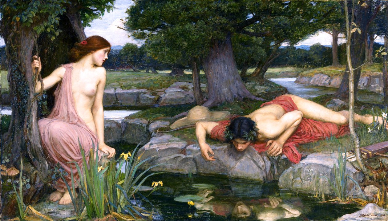Echo und Narziss von John William Waterhouse