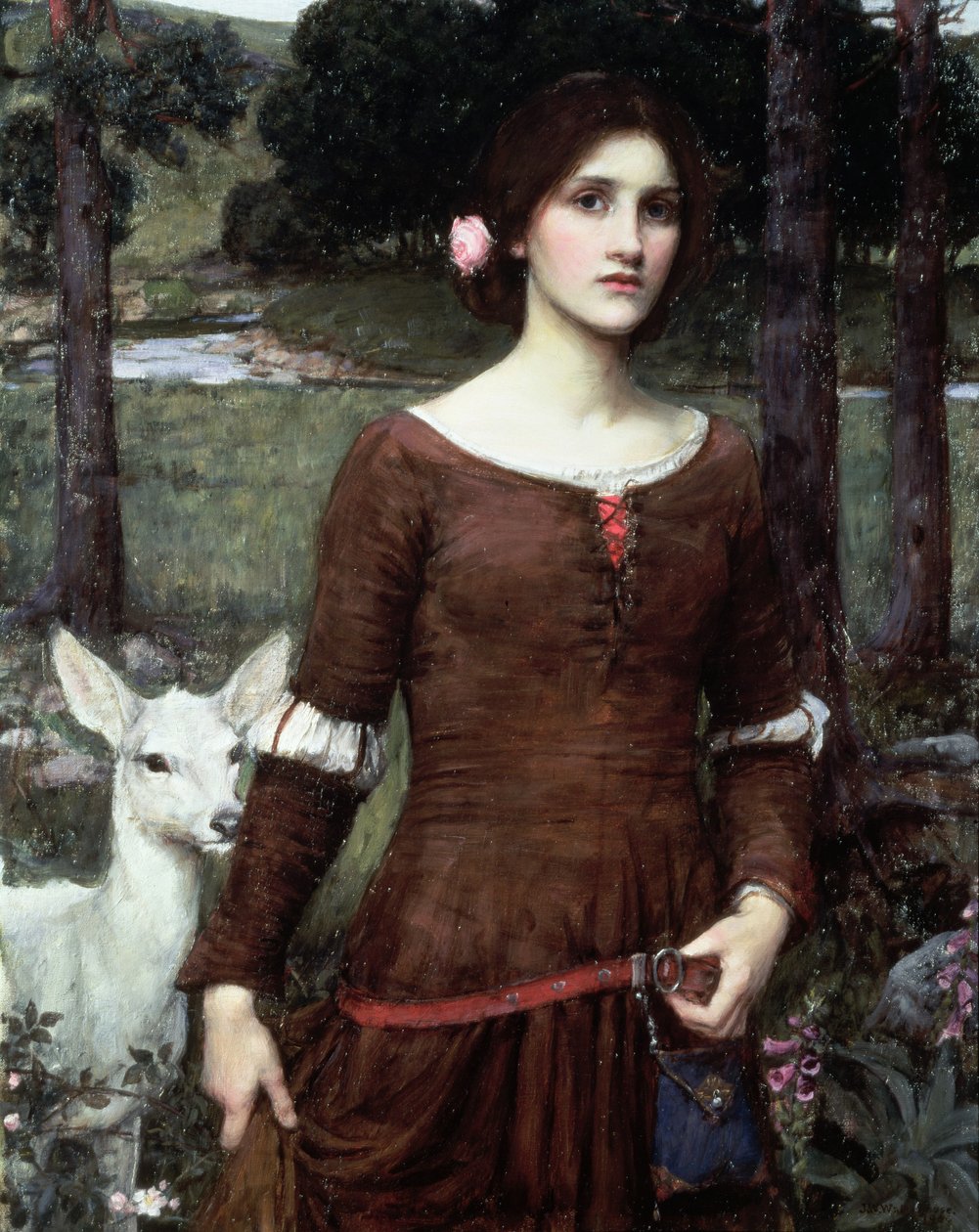 Die Dame Clare von John William Waterhouse
