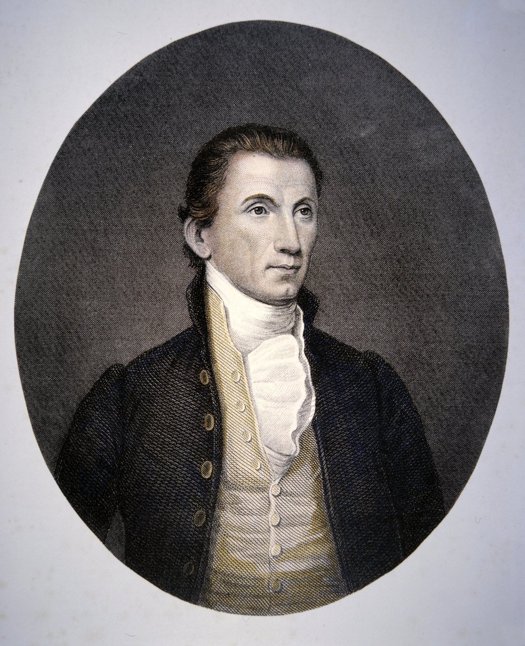 James Monroe (1758-1831) graviert von Asher Brown Durand (1796-1886) von John (after) Vanderlyn