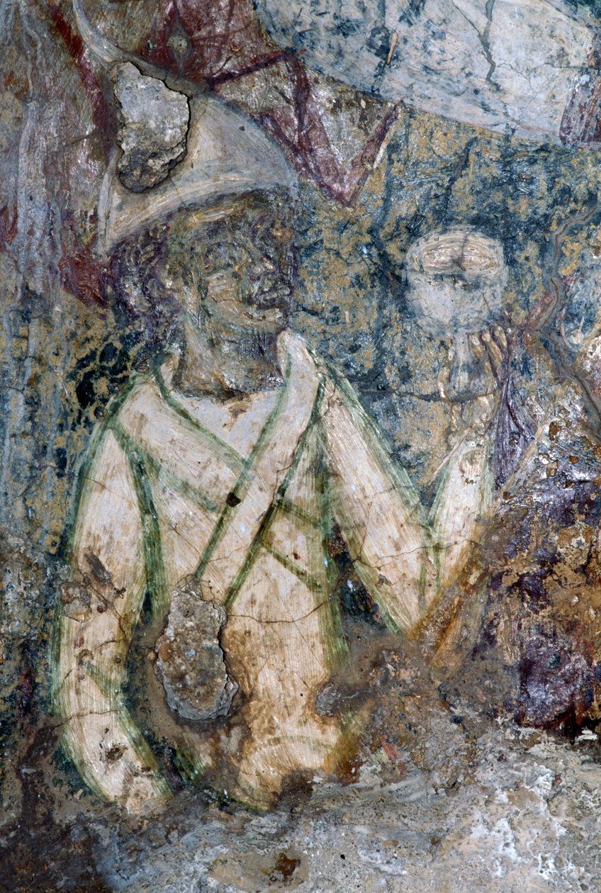 Fresko in der Kirche Agia Anna von Walter Charles Mills