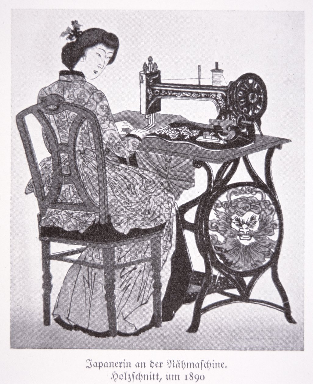 Japanische Nähmaschine von Walter Charles Mills
