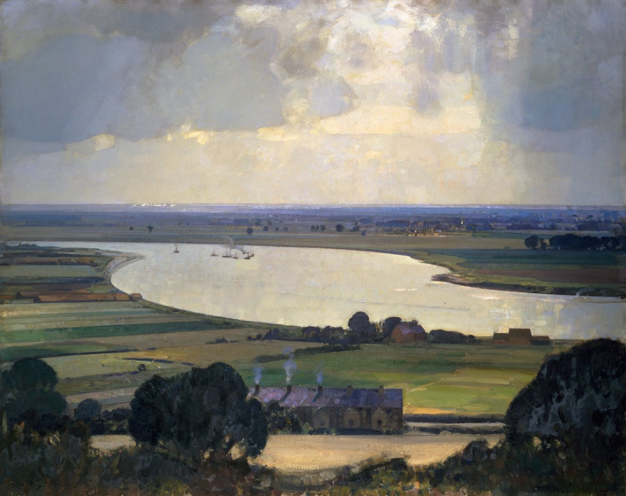 Der selbstgefällige und silberne Trent von John Alfred Arnesby Brown