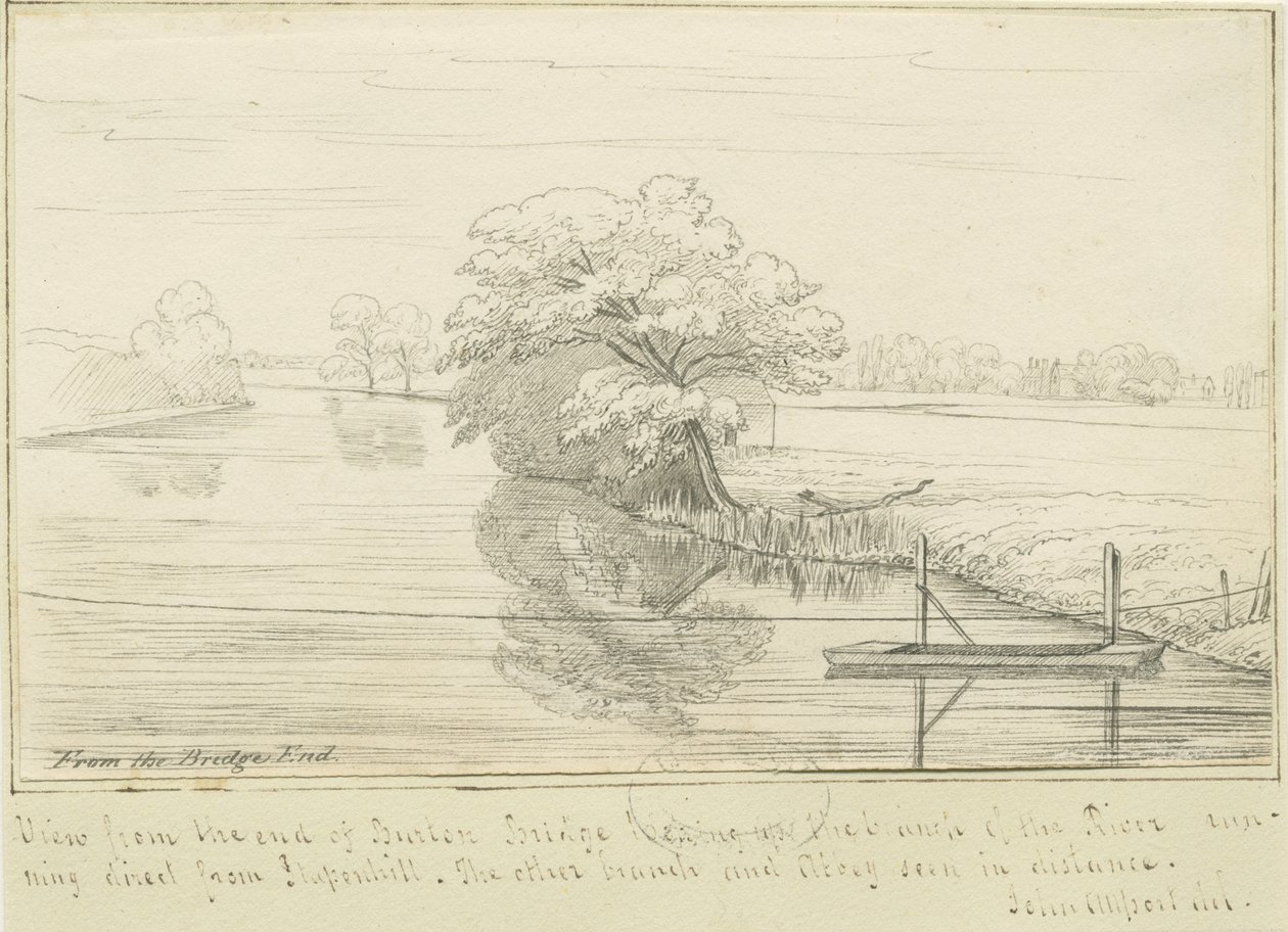 Burton-upon-Trent - Trent Fluss von John Allport