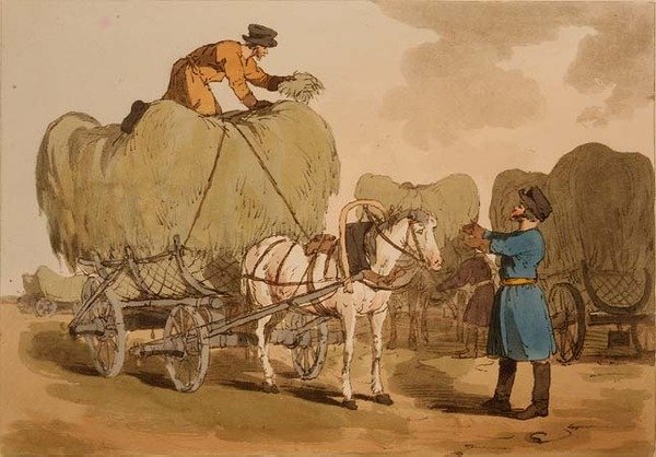 Heuwagen, Tafel 60 aus Band II von 