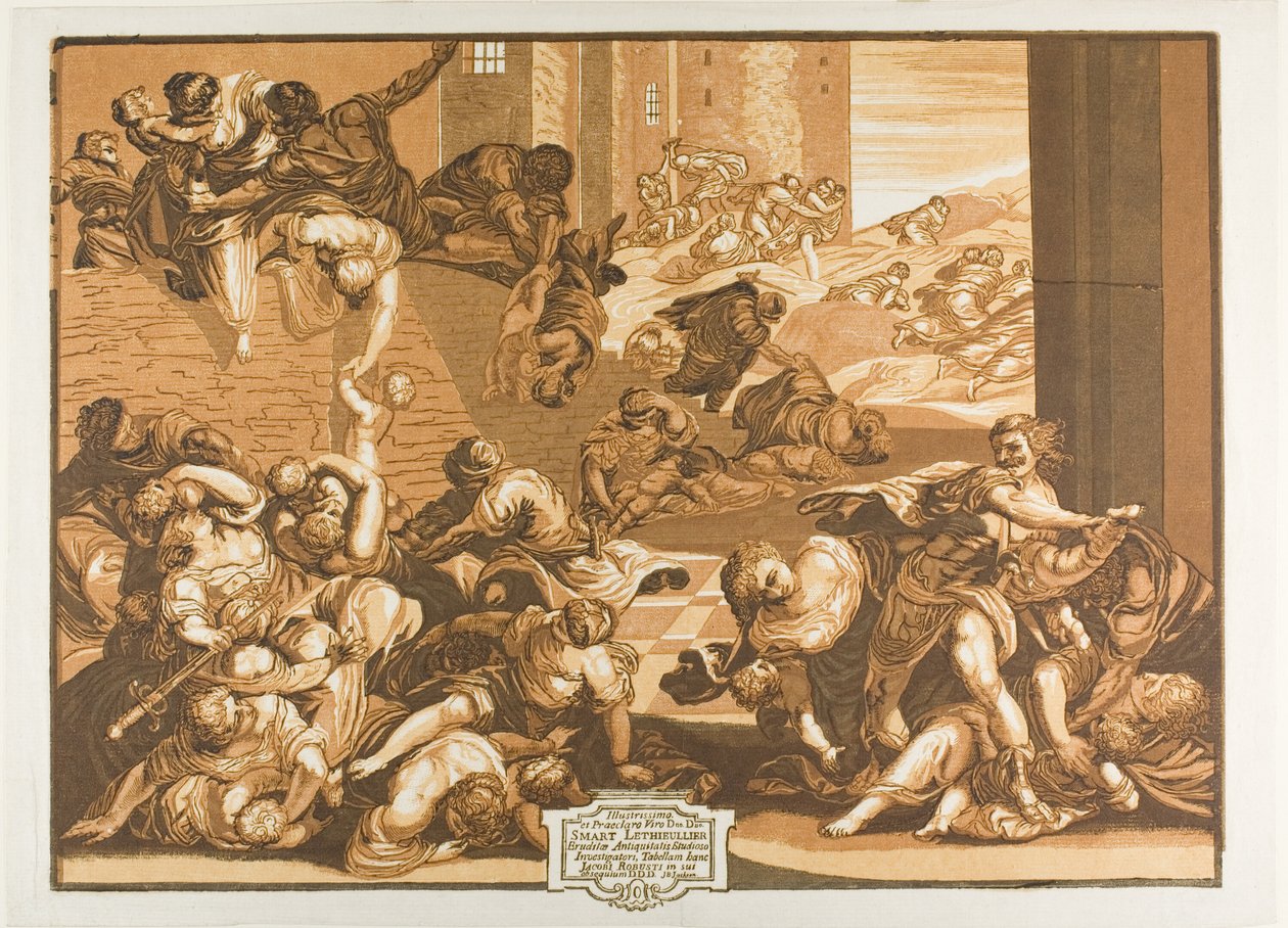 Das Massaker der Unschuldigen, aus Opera Selectiora von John Baptist Jackson