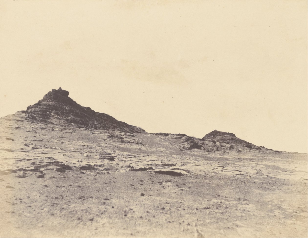Studien von Gelände in der Nähe von Gebel Abousir, zweite Katarakt von John Beasly Greene