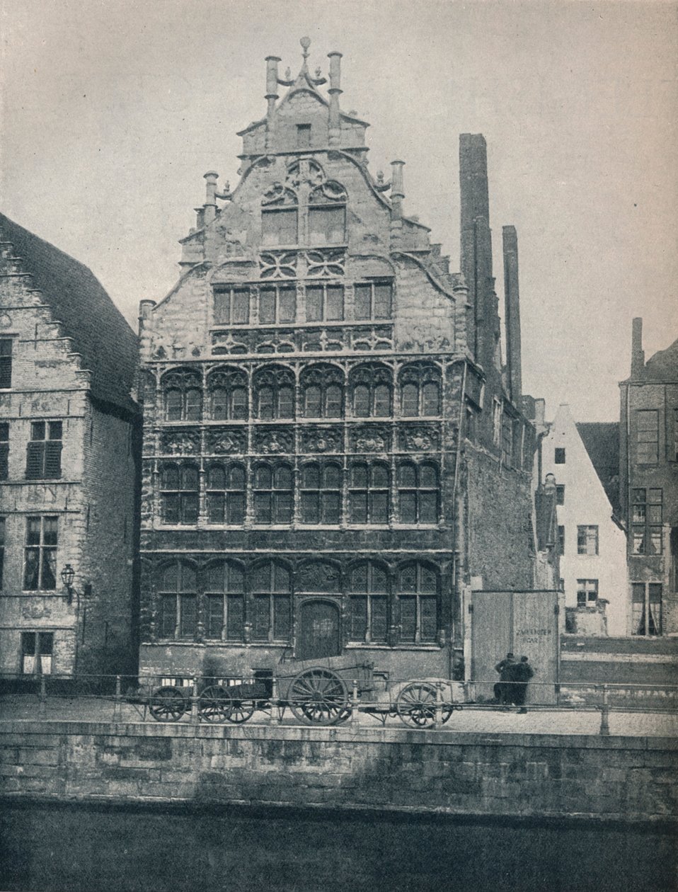 Halle der Schiffergilde, Gent, Belgien, um 1900 1914-1915 von John Benjamin Stone