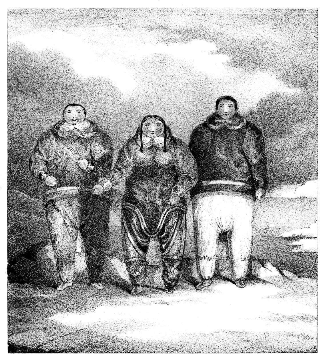 Poyettak, Kakikagiu, Aknalua, frühes 19. Jahrhundert von John Brandard