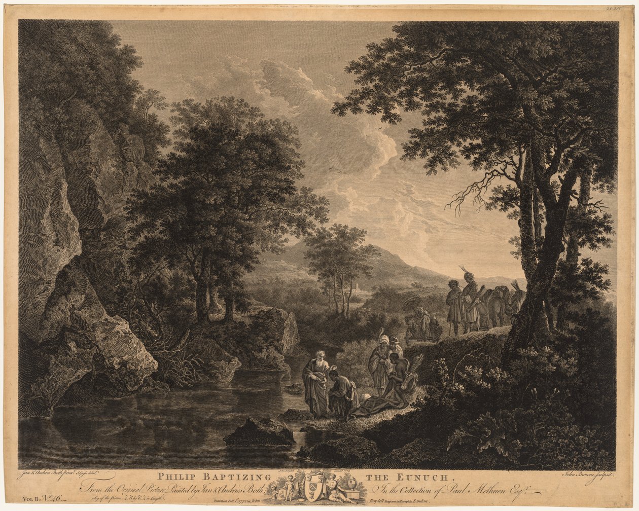 Philipp tauft den Eunuchen von John Browne