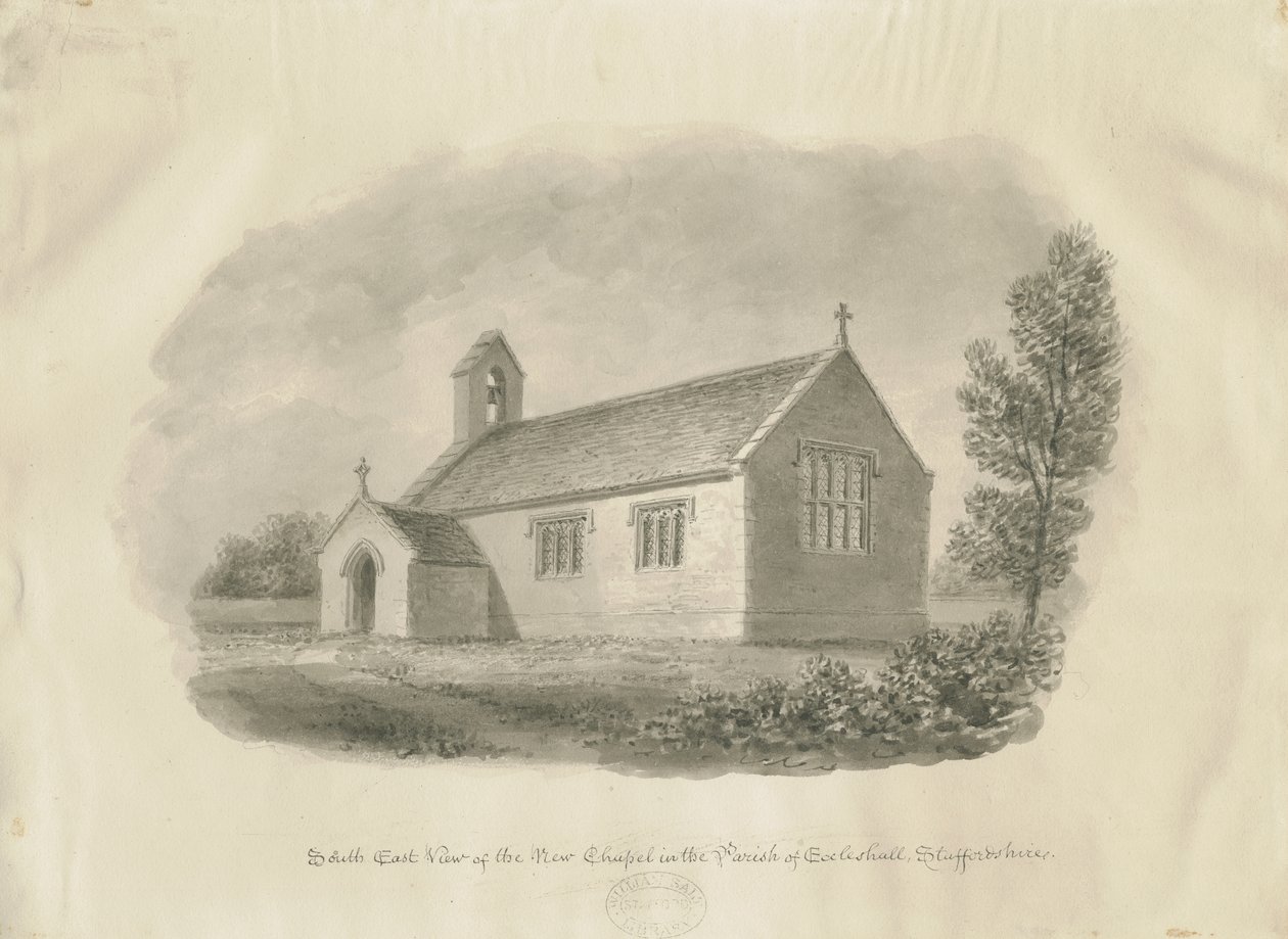 Eccleshall - Cotes Heath Chapel von John Buckler