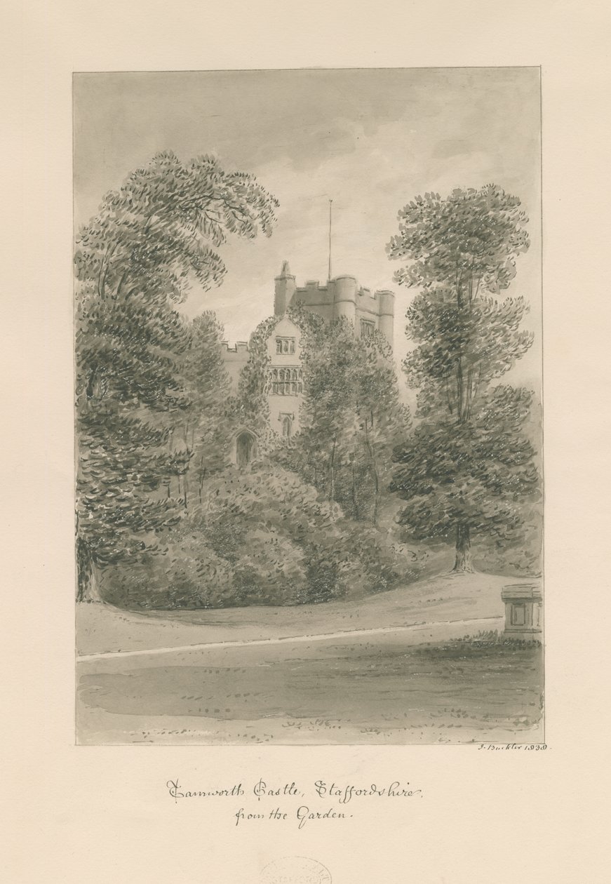 Tamworth Schloss von John Buckler