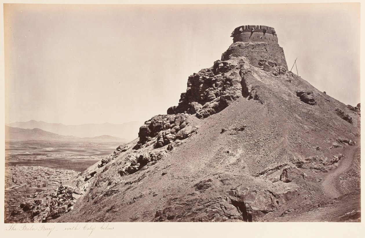 Panorama von Kabul vom Bala Burj aus gesehen, 1879 von John Burke