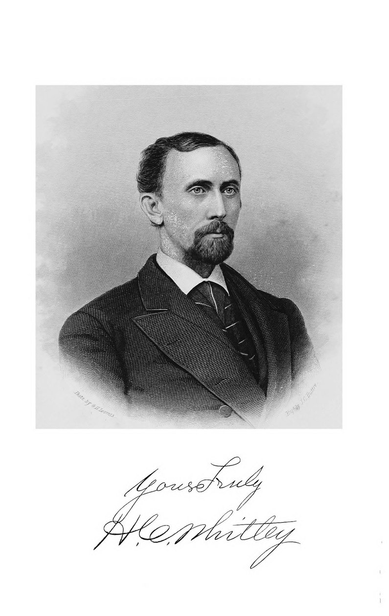 Porträt von Hiram C. Whitley, Frontispiz aus 