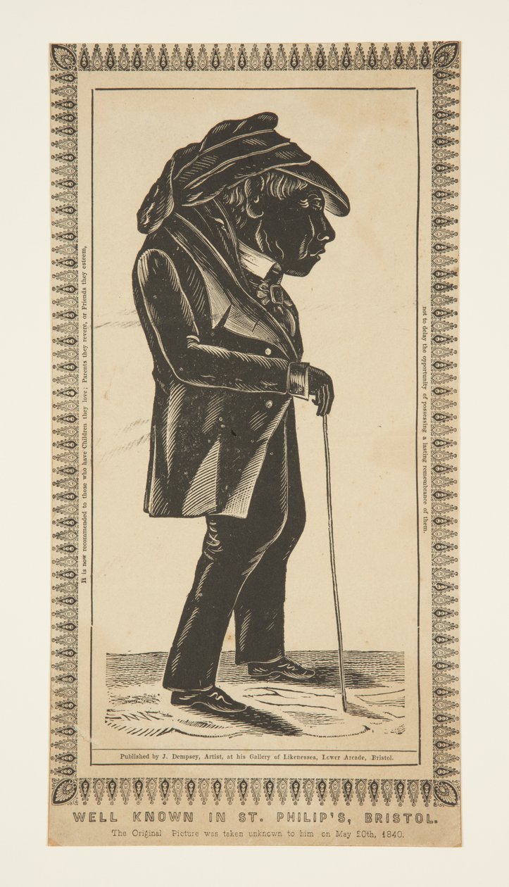 Porträt eines Bristol-Charakters, John Baggridge, von St. Philip