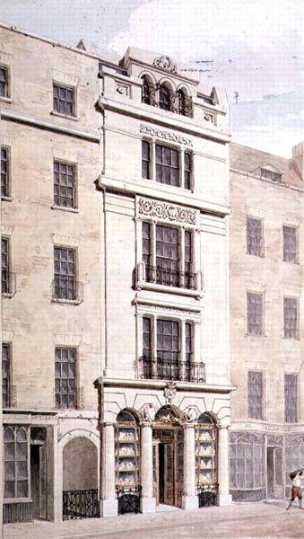 Rundell, Bridge und Rundell, 32 Ludgate Hill, 1826 von John Clement Meade