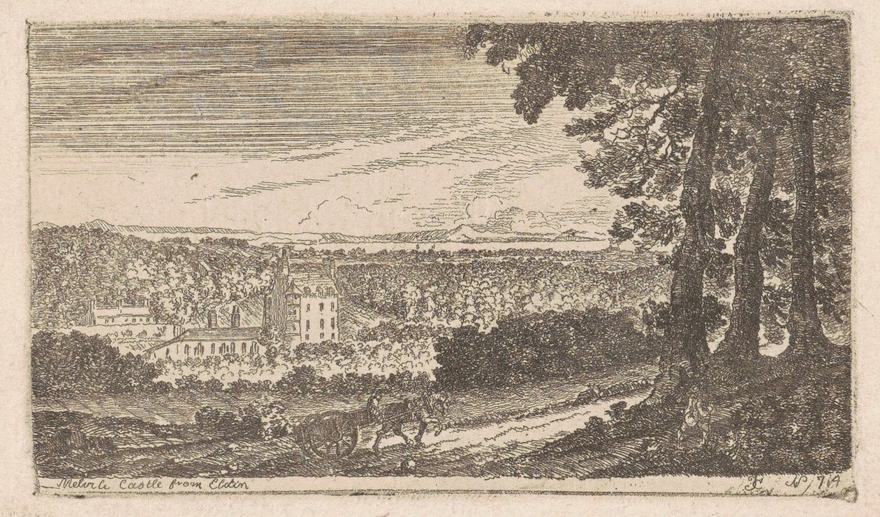 Schloss Melville von Eldin von John Clerk, of Eldin