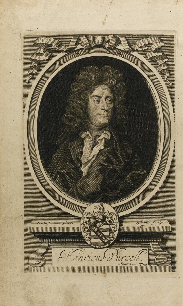 Porträt des Komponisten Henry Purcell 1659-1695, 1702 von John Closterman