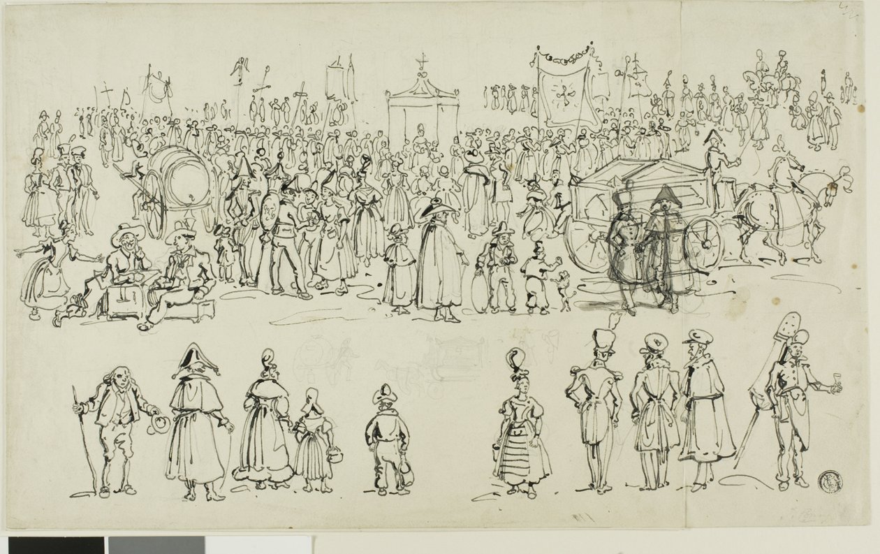 Religiöses Fest in Nordfrankreich, möglicherweise Normandie von John Coney