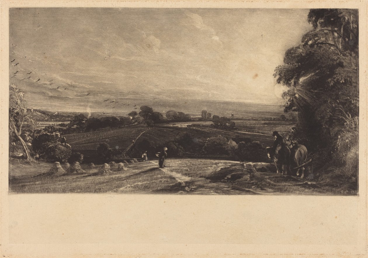 Herbstlicher Sonnenuntergang von John Constable