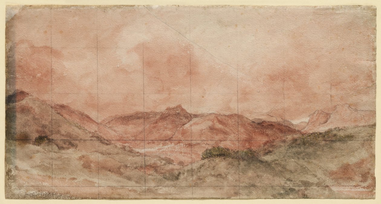 Bow Fell und Langdale Pikes von John Constable
