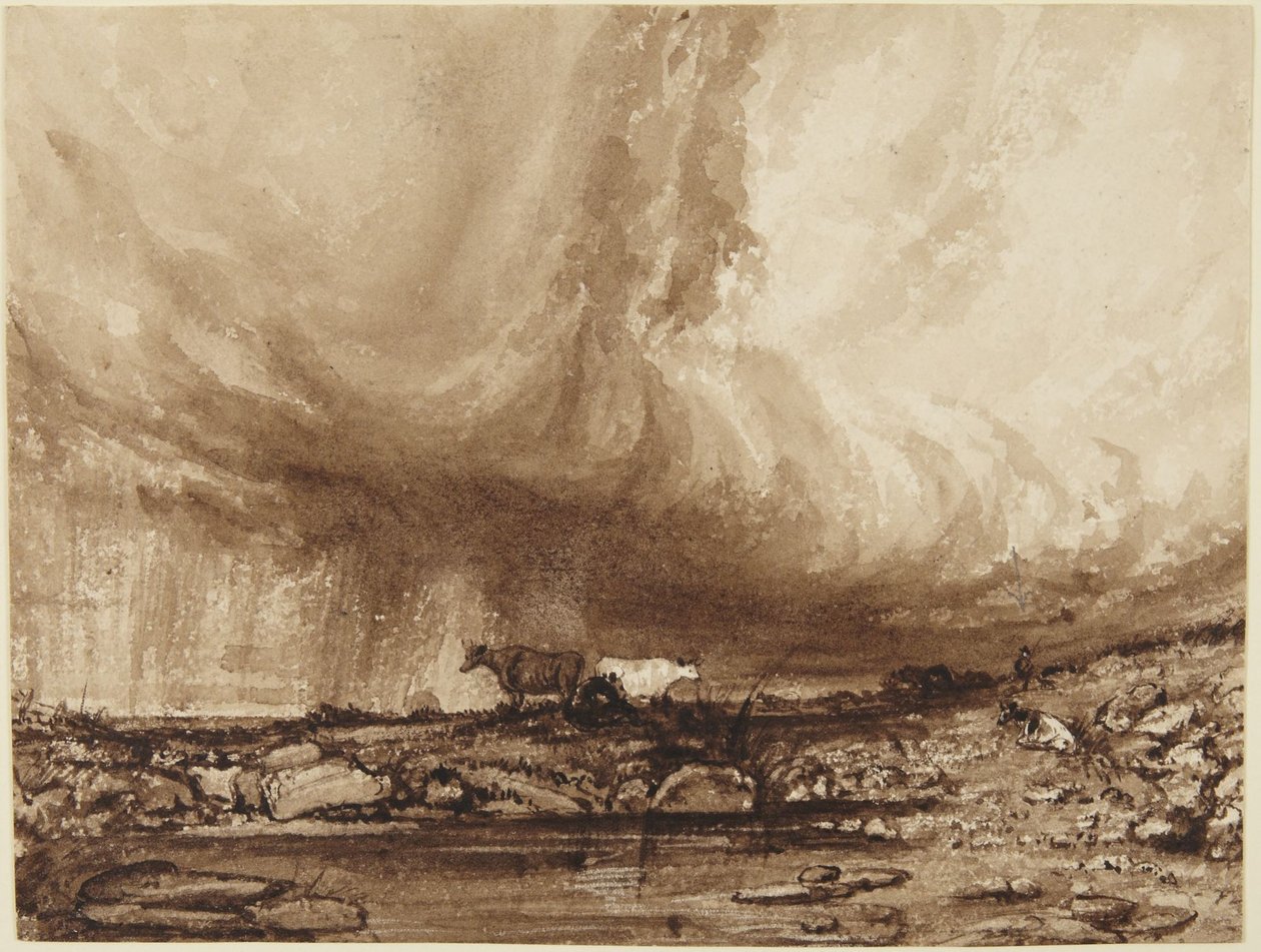 Rinder im Gewitter von John Constable