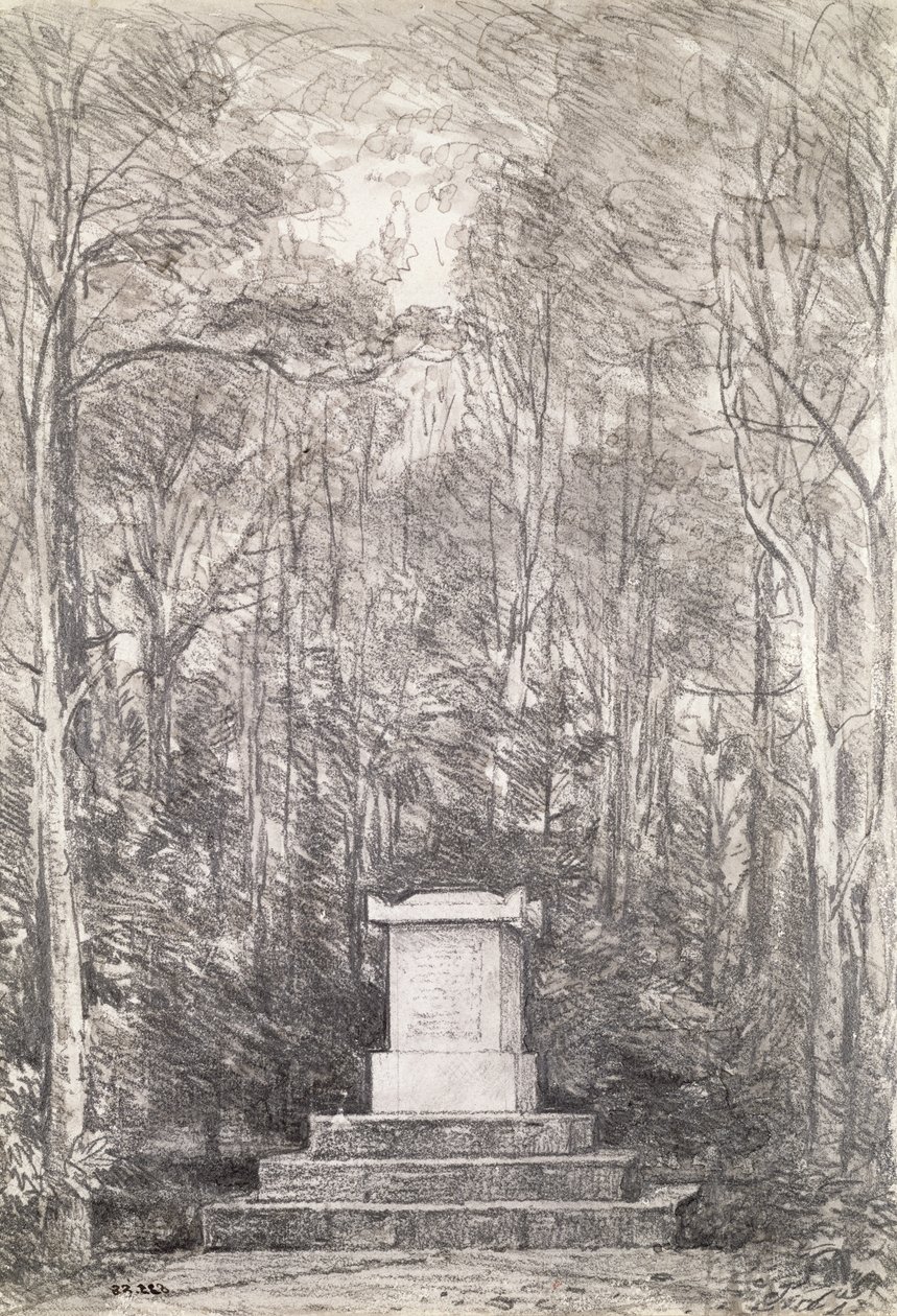 Kenotaph für Sir Joshua Reynolds in Coleorton Hall, Leicestershire, 1823 von John Constable