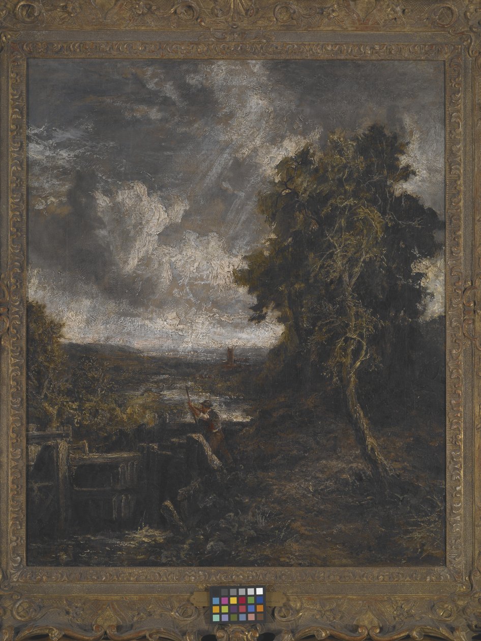 East Bergholt - Schleuse am Stour von John Constable