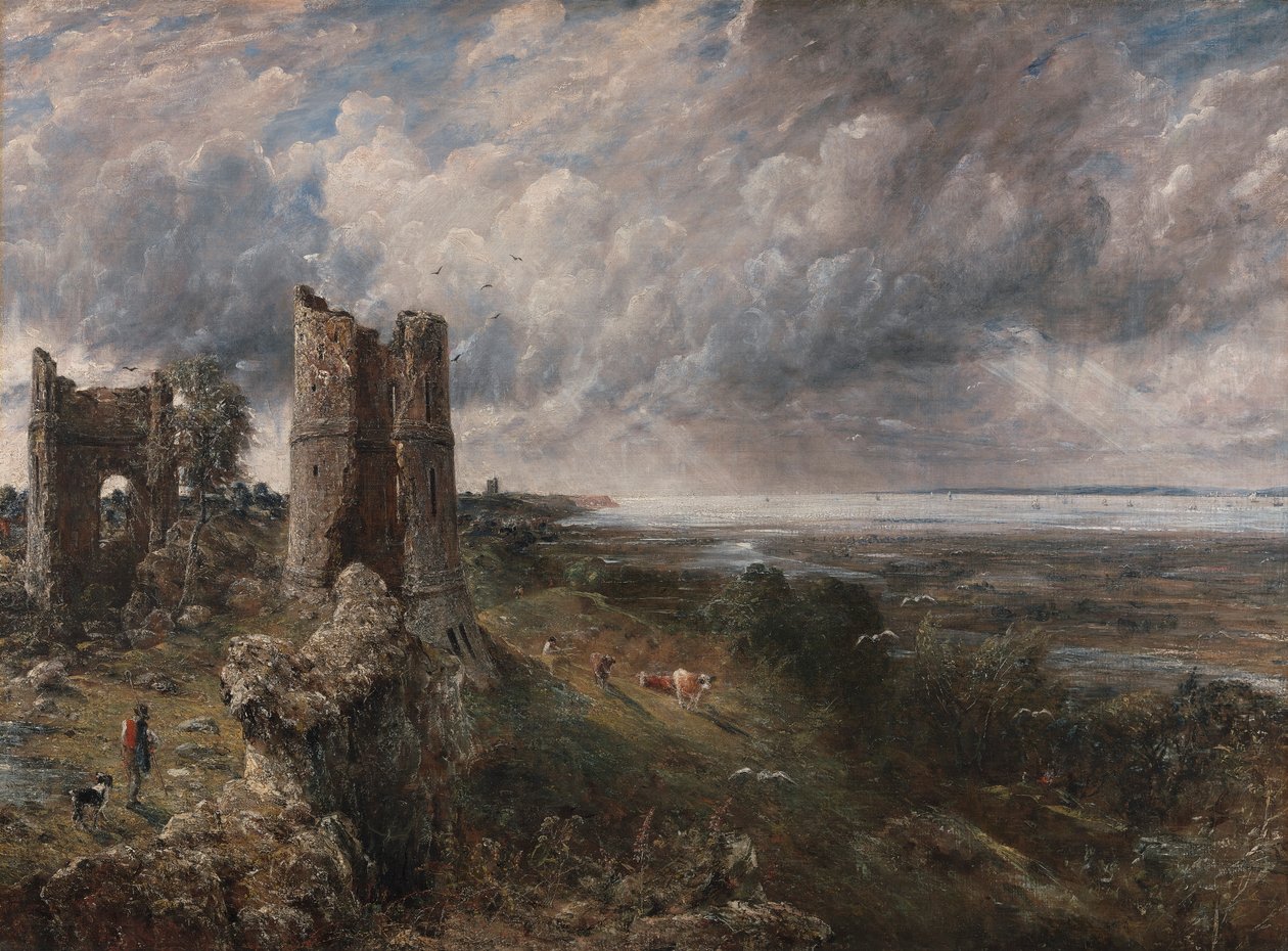 Hadleigh Castle, die Mündung der Themse - Morgen nach einer stürmischen Nacht von John Constable