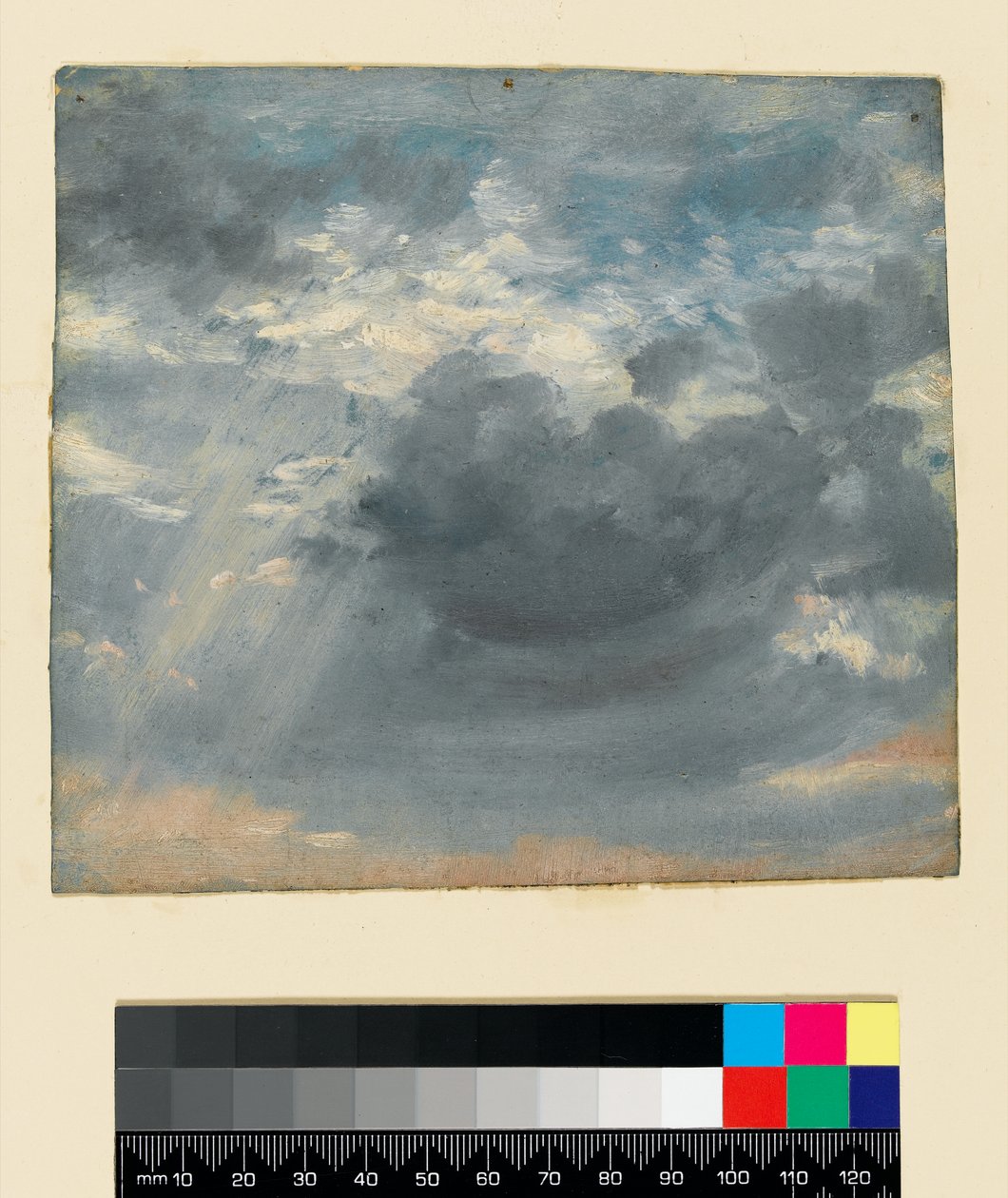Himmelsstudie mit einem Sonnenstrahl von John Constable