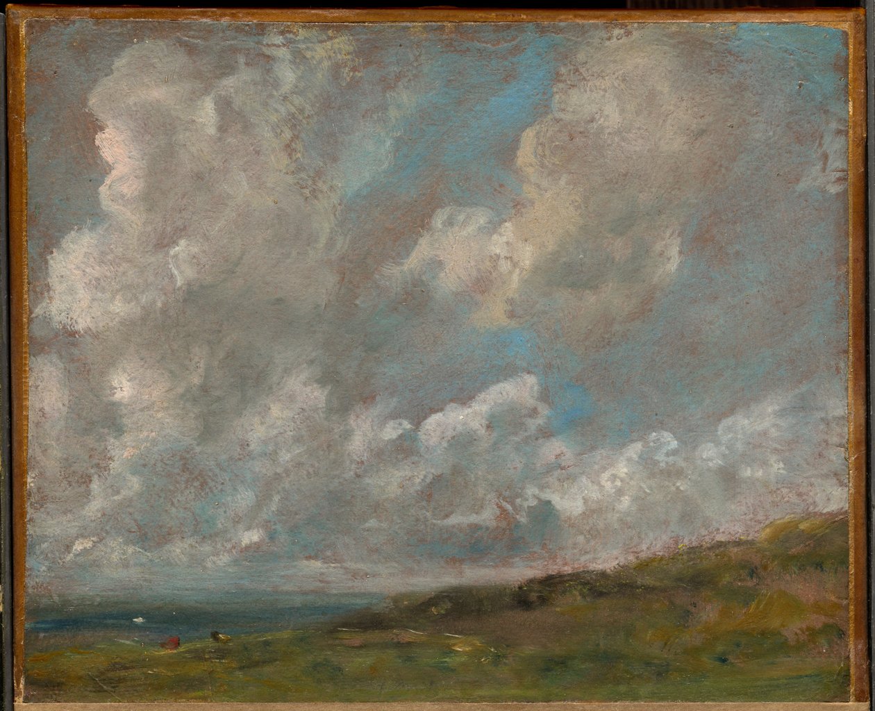 Studie von Wolken über einer Landschaft von John Constable