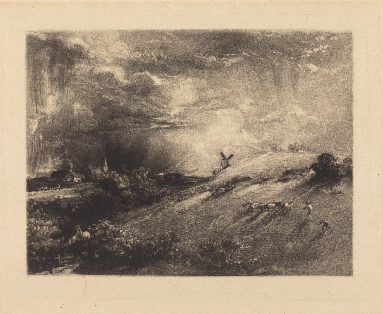 Sommernachmittag nach einem Regenschauer von John Constable