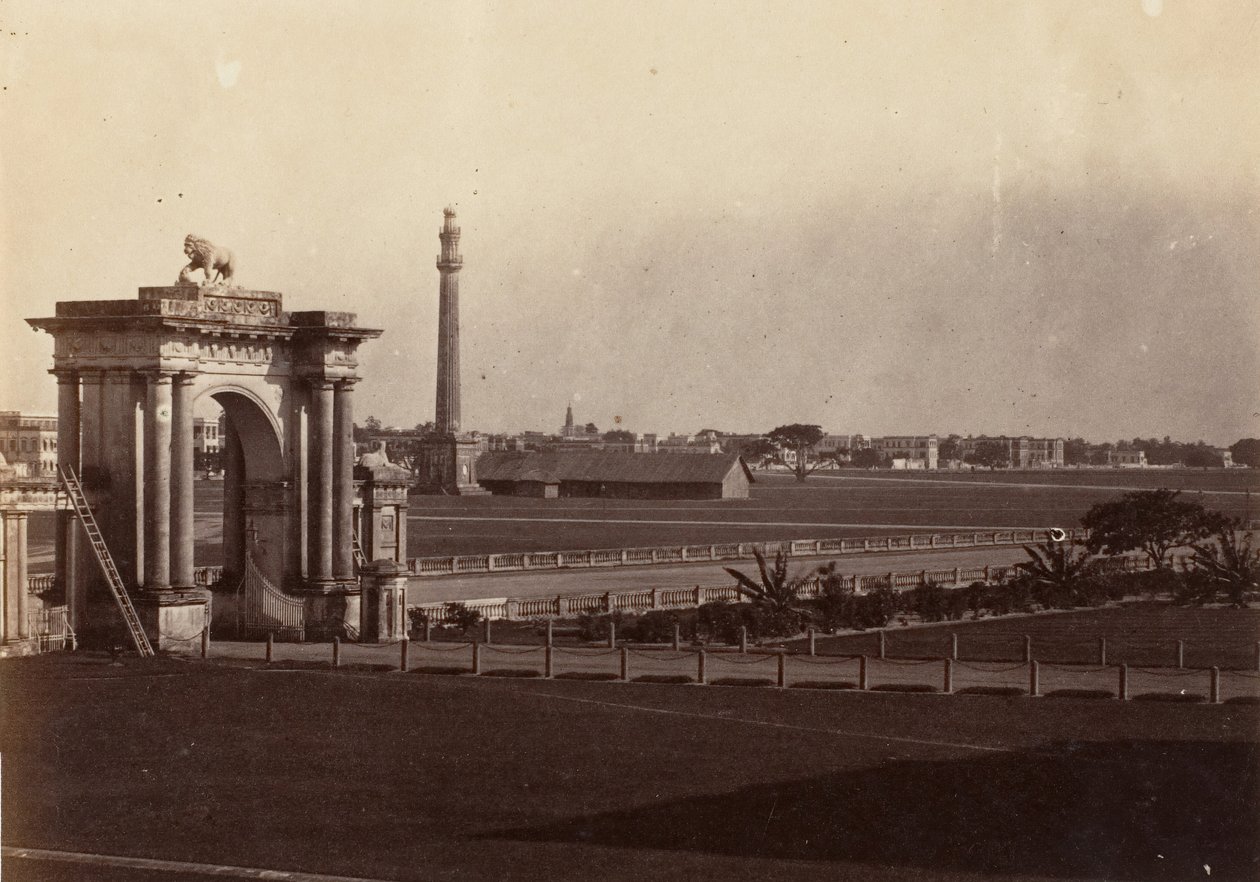 [Ansicht von Chowringhee vom Regierungshaus, Kalkutta], 1858-61 von John Constantine Stanley
