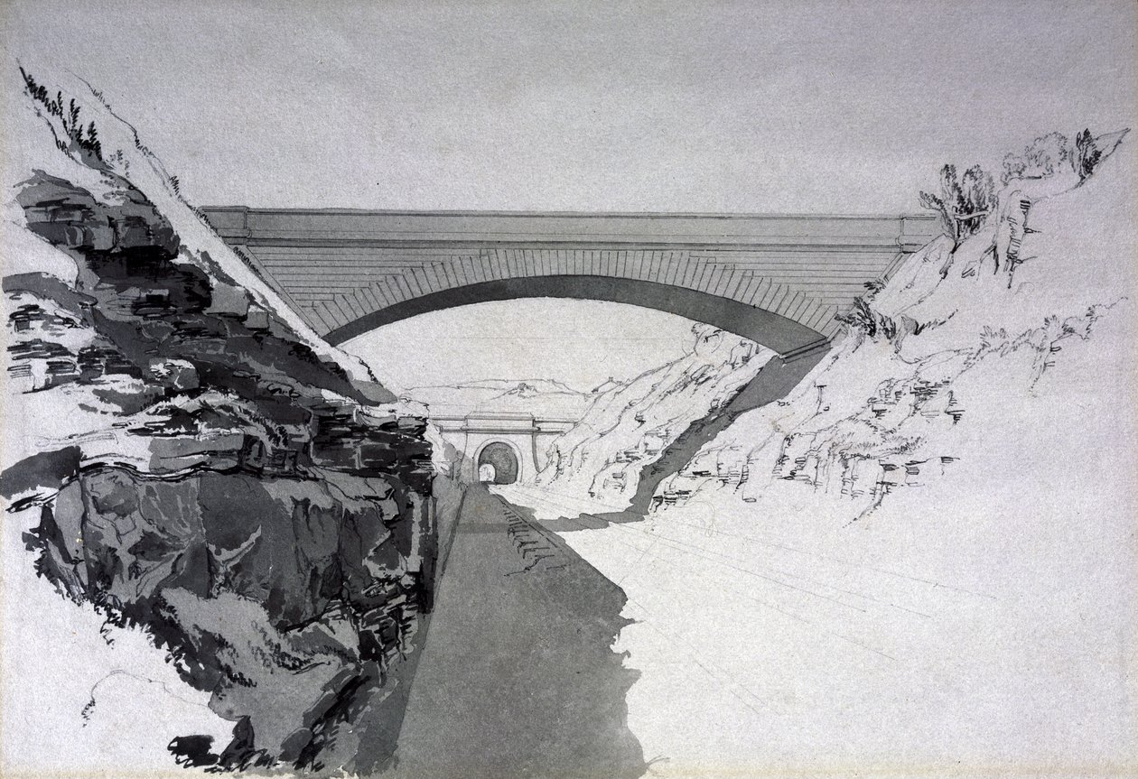 Beechwood Tunnel, 27. Juli 1837 von John Cooke Bourne