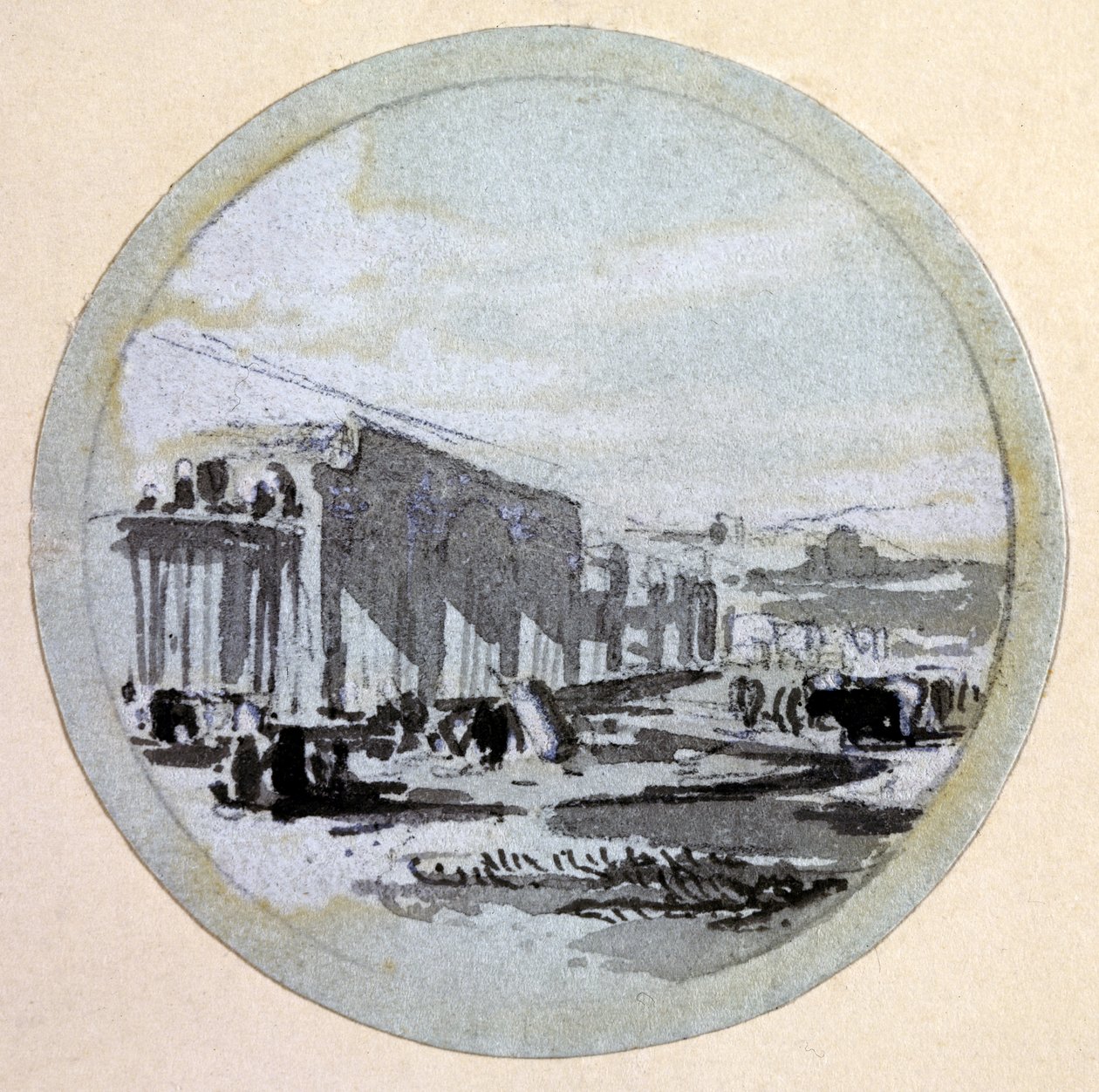 Bau, London & Birmingham Railway, ca. 1838 von John Cooke Bourne