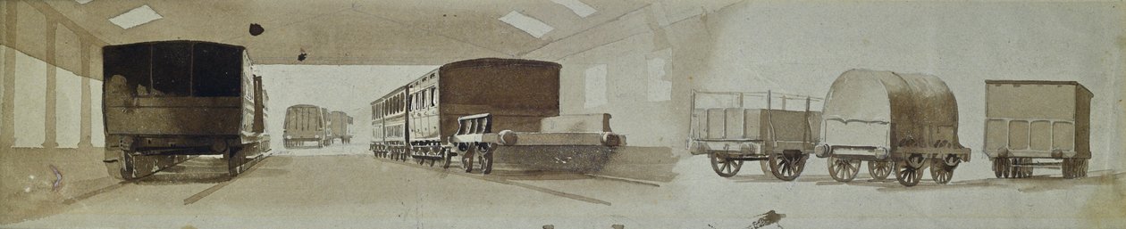 Eisenbahnwagen von John Cooke Bourne