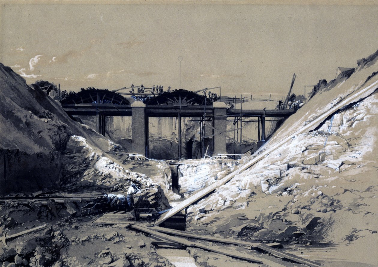 Tring Cutting, Hertfordshire, 1838 von John Cooke Bourne