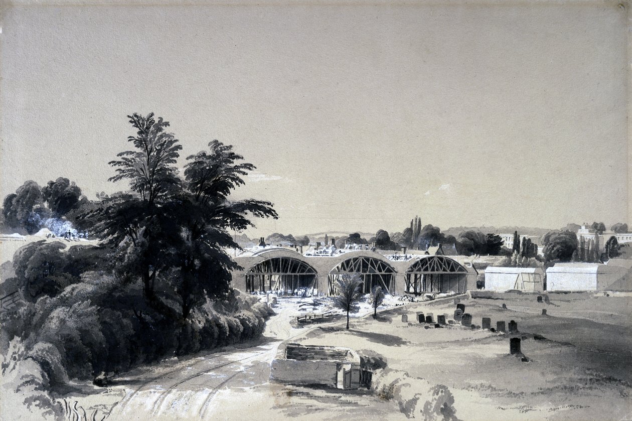 Weedon, Northamptonshire, 6. Juli 1837 von John Cooke Bourne