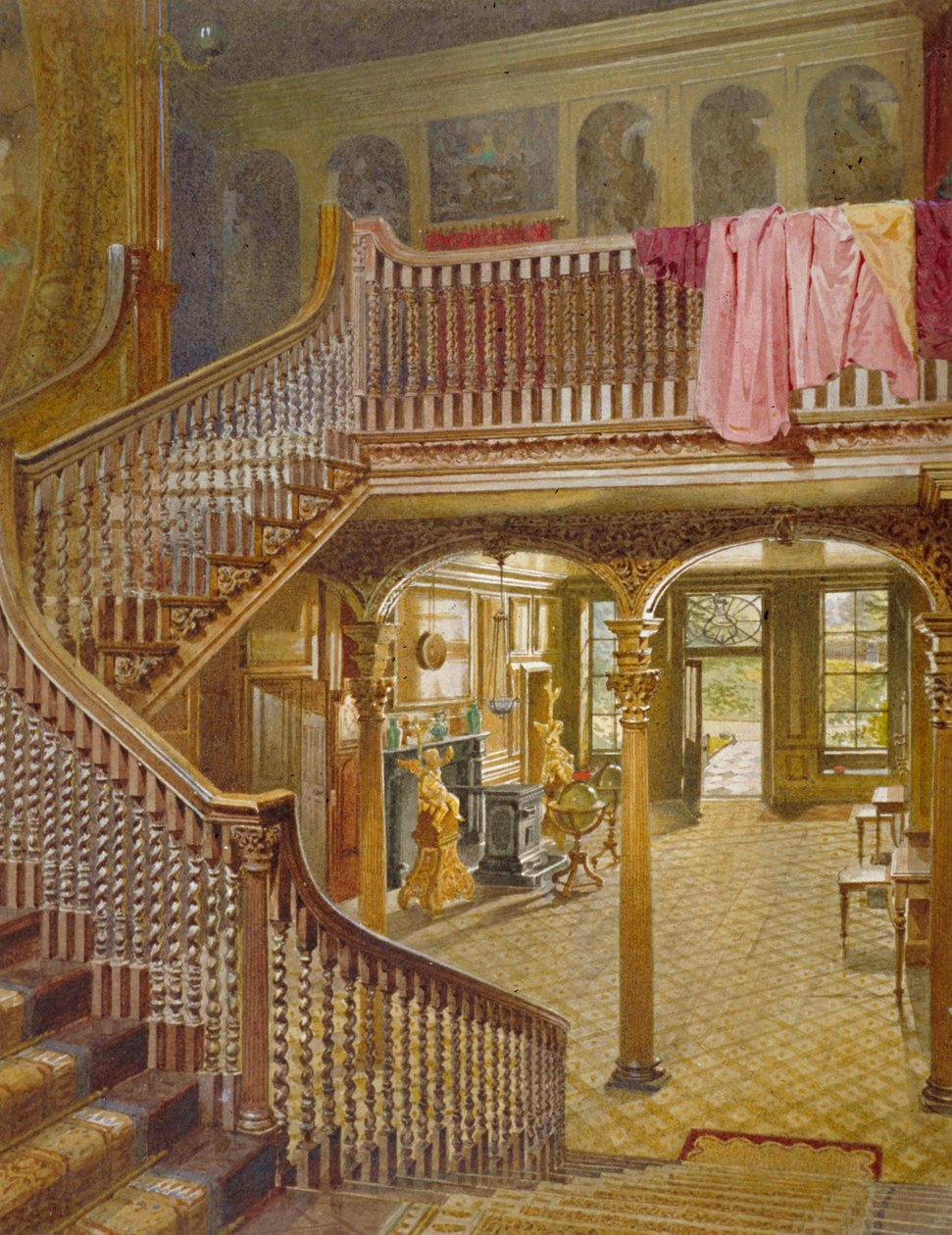 Treppe im Wandsworth Manor House, St John