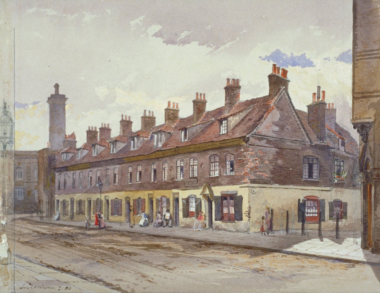 Ansicht der Old Pye Street, Westminster, London, 1883 von John Crowther