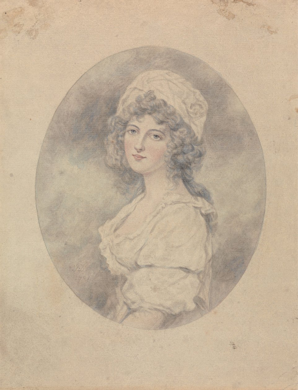 Porträt von Lady Marjorie Jenkins von John Downman