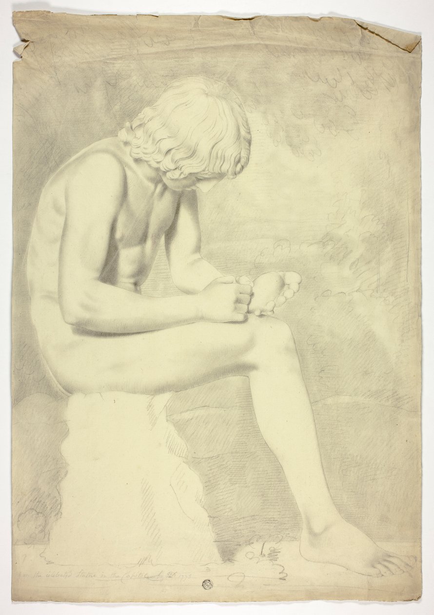Nach dem Spinario von John Downman
