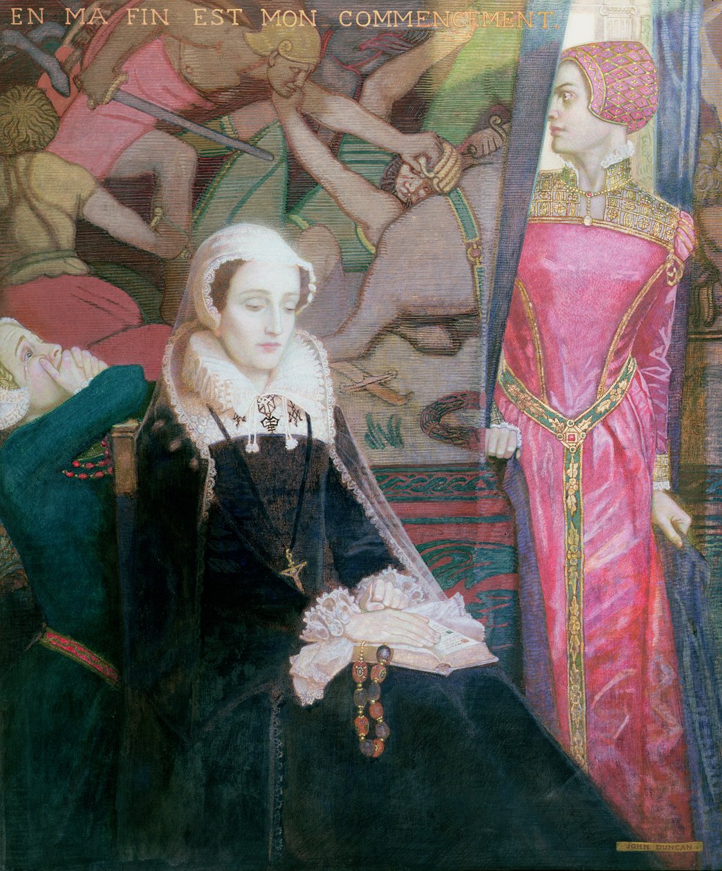 "In meinem Ende ist mein Anfang" von John Duncan