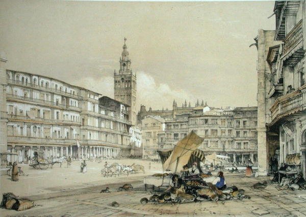 Plaza de San Francisco, Sevilla, aus 
