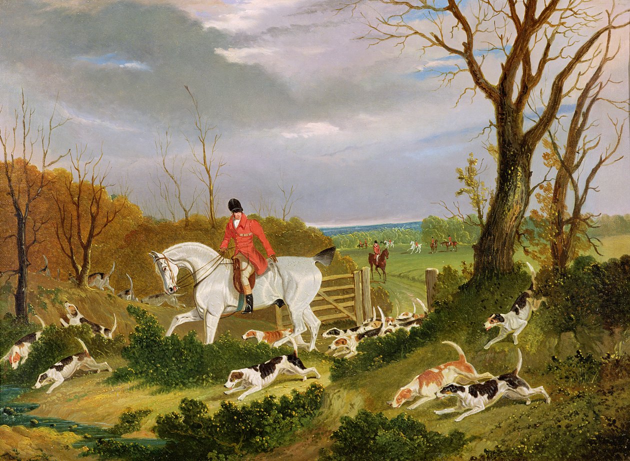 Die Suffolk-Jagd - Auf dem Weg zur Deckung bei Herringswell von John Frederick Herring Senior