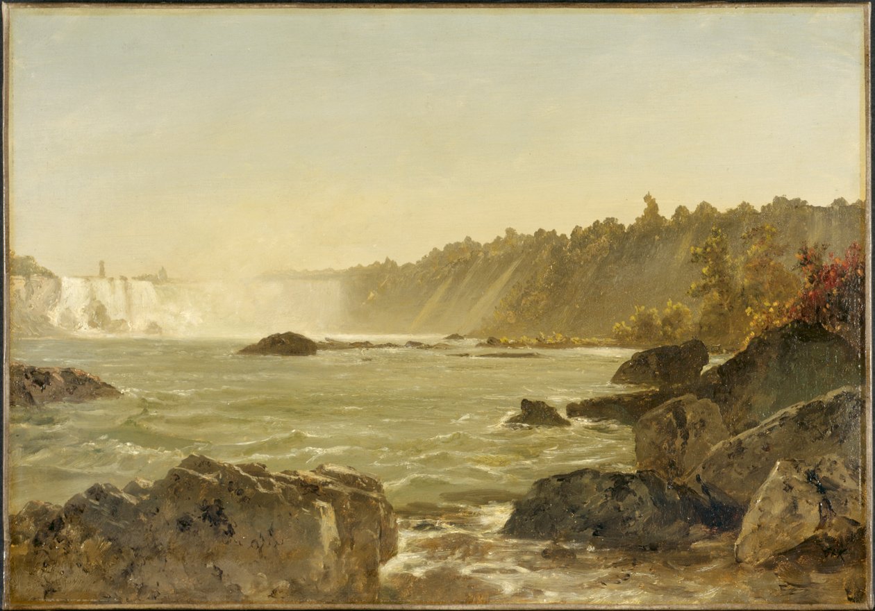 Ansicht der Niagarafälle, ca. 1851-52 von John Frederick Kensett