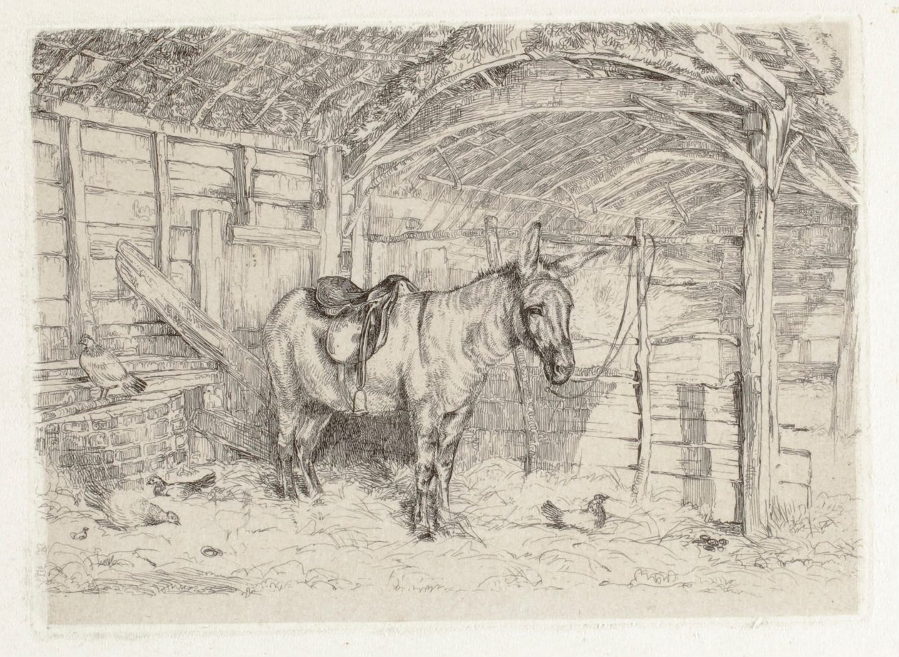 Stallszene von John Frederick Lewis