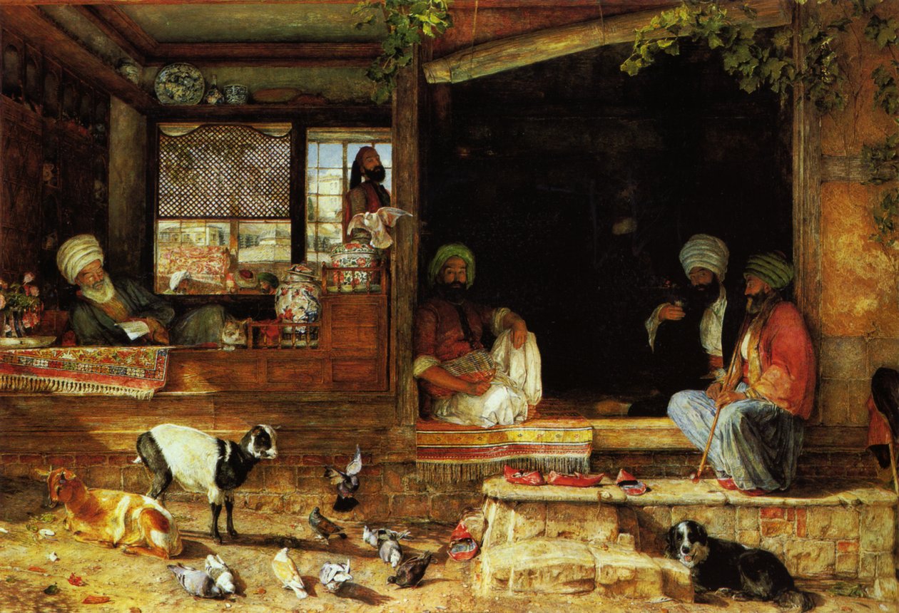 Der Kibab-Laden, Skutari, Kleinasien von John Frederick Lewis