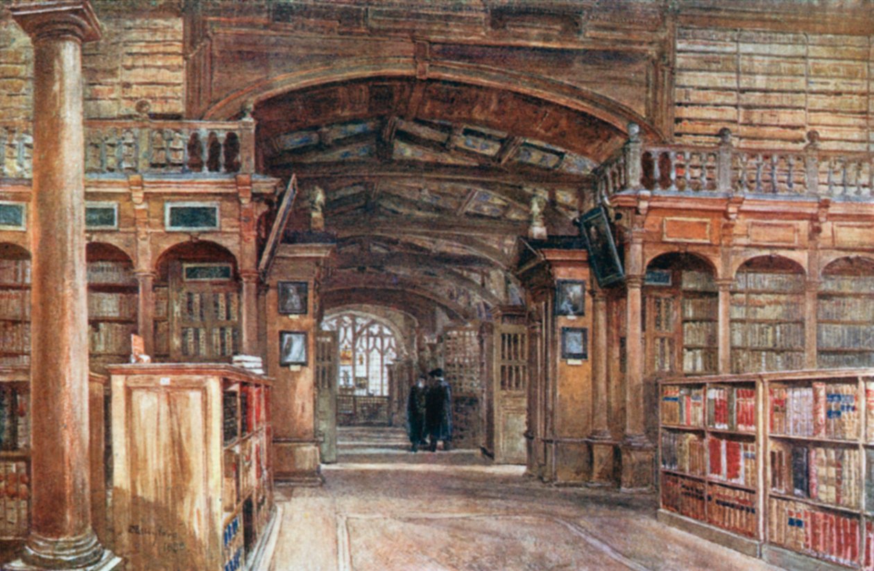 Innenraum der Bodleian Library von John Fulleylove