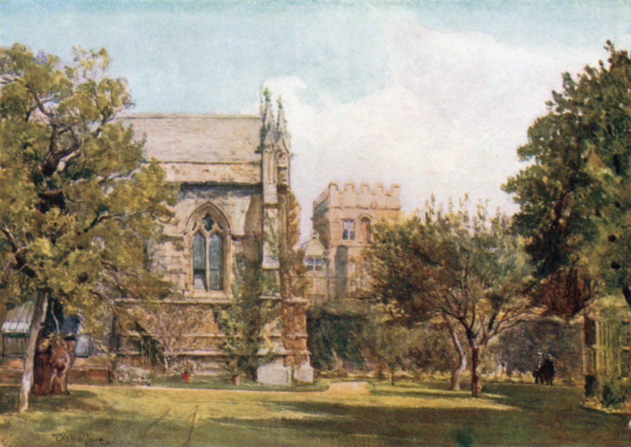 Universitätskolleg – Privater Garten des Meisters von John Fulleylove